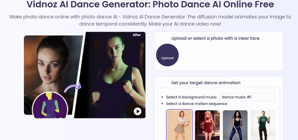 Transforming Creativity: Exploring Vidnoz AI's Image-to-Video and Dance Tools 