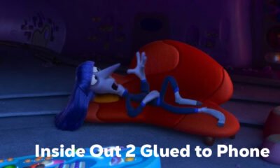 Inside Out 2 Glued to Phone