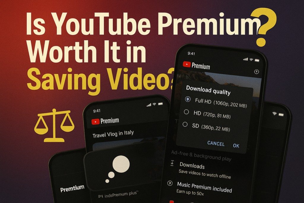 Is YouTube Premium Worth It in Saving Video