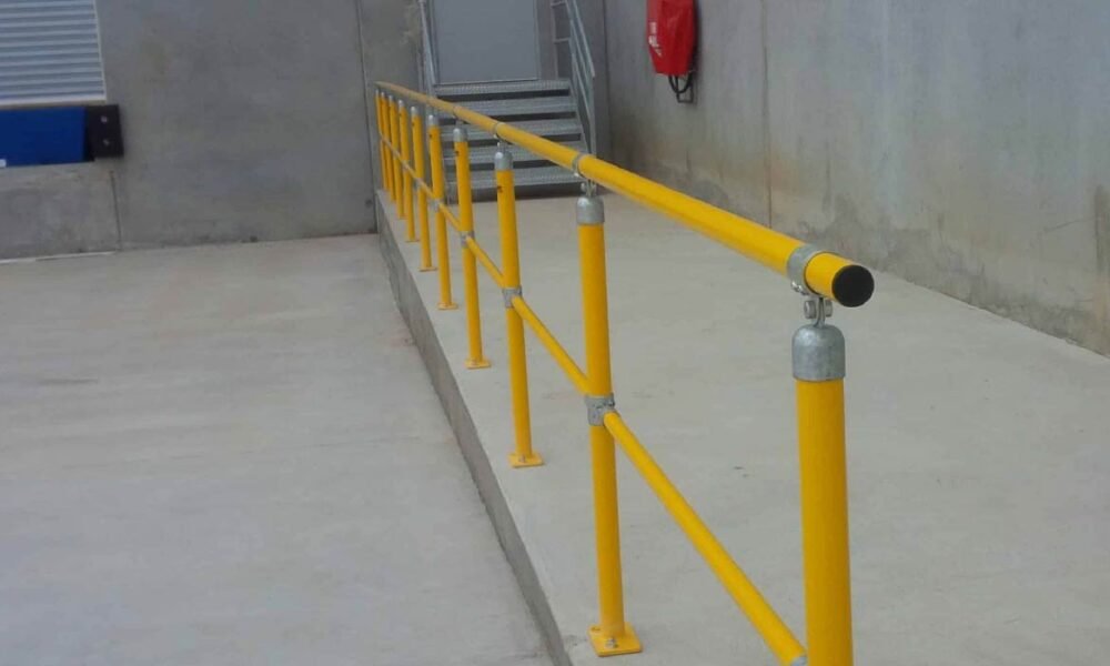 Safety Hand Railing Ctm Enhancing Workplace Safety with the EzyRail Modular Hand Rail System ...