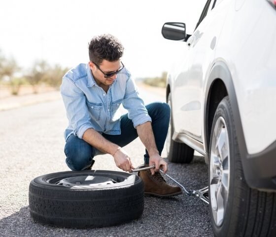 Tyre Problems on the Road